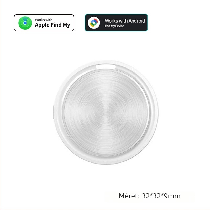 Objektum-nyomkövető F03c | Akkumulátor 210 mAh • Vezeték nélküli hatótáv 50 m • Méretek 29×29×9 mm • Tömeg 7,2 g