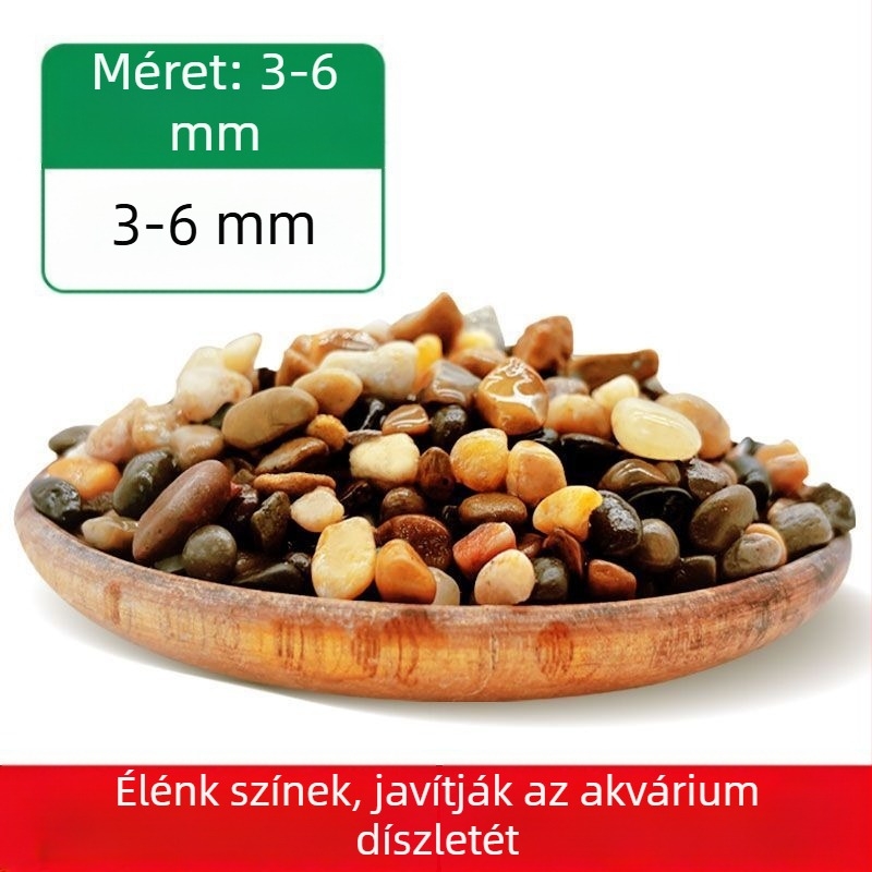 Természetes patakkövek akvárium aljzatához: homok, kavics és patakkövek dekoratív vízivilágért