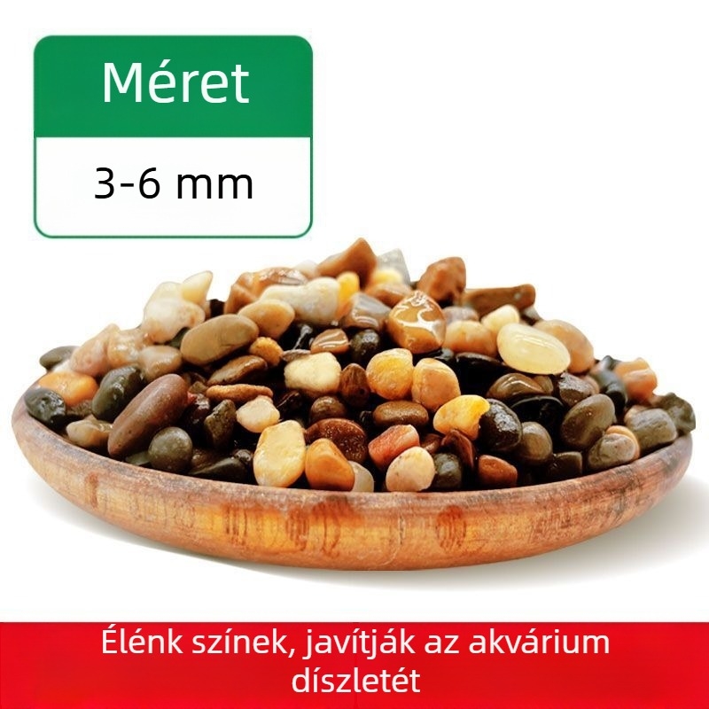 Természetes patakkövek akvárium aljzatához: homok, kavics és patakkövek dekoratív vízivilágért