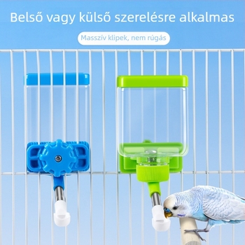 Automatikus etető- és itató készülék madaraknak – ABS anyag, modell HTJ547567456