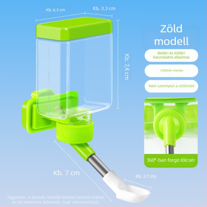 Automatikus etető- és itató készülék madaraknak – ABS anyag, modell HTJ547567456