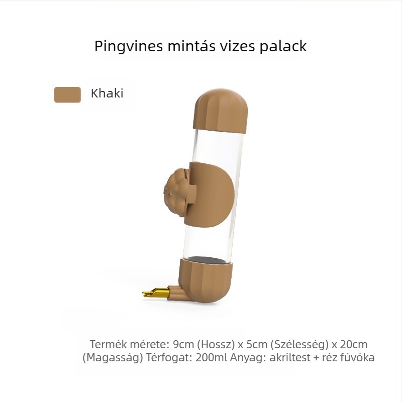 Madár itató és etető – automatikus vízellátó rendszer papagájok és kis madarak számára, tűtípusú víztartály, anyagok PS/ABS/metal