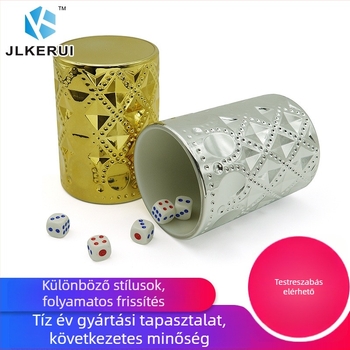 ABS kockahúzó pohár – Fillet stílus, testreszabható feldolgozás, 100-as csomag, sakk és kártyajátékokhoz