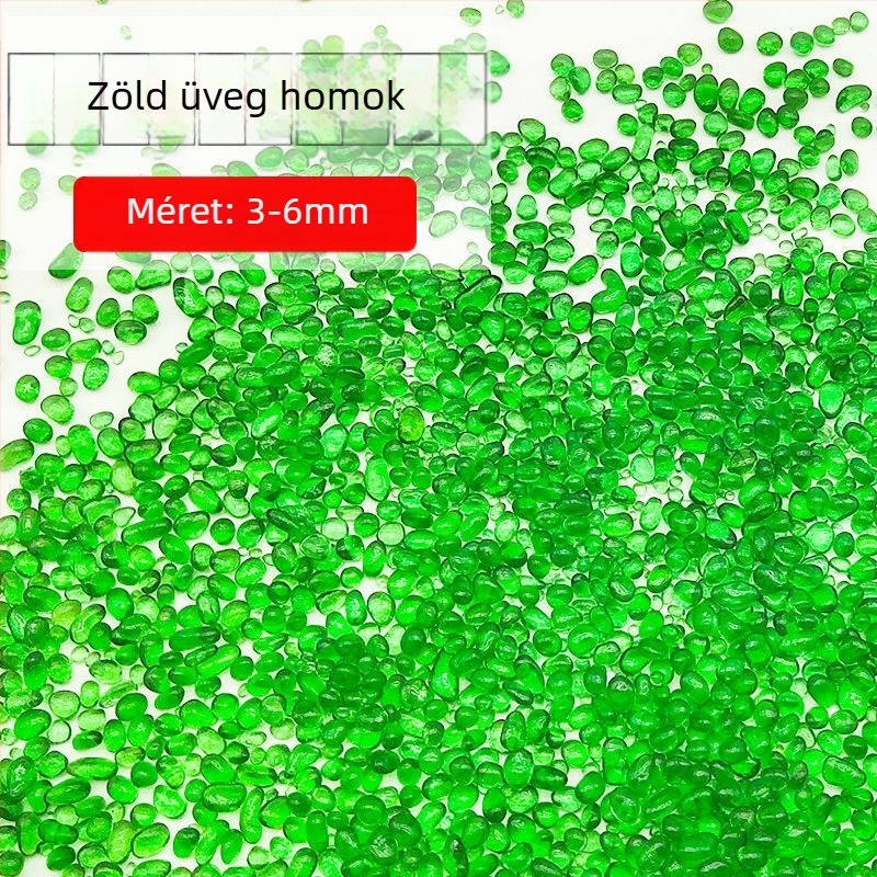 Akváriumi aljzati tájkövek – Cashew kövek, Kristályüveg homok, Mikro táj dekoráció