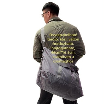 Nylon válltáska crossbody tároló – 20–35L, lélegző, vízálló, ultra könnyű, uniszex, rekreációs utazások, szabadtéri sportok