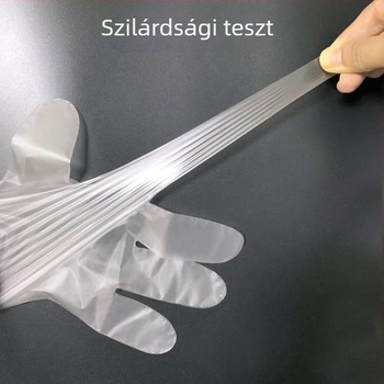 TPE vastagított egyszer használatos kesztyűk élelmiszer-szolgáltatás, konyha, sütés és háztartási takarítás – vízálló védőkesztyűk
