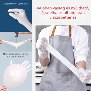 Cantonese Dragon egyszer használatos kesztyűk - súly 7,5 g, élelmiszer-feldolgozásra