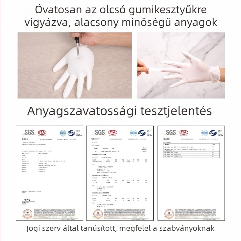 Cantonese Dragon egyszer használatos kesztyűk - súly 7,5 g, élelmiszer-feldolgozásra