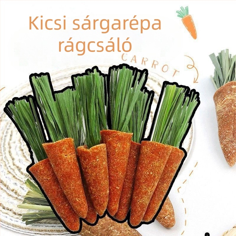 Hamster rágcsálnivalók sárgaréppel, kopásálló formula, kalcium-kiegészítő, ehető termék
