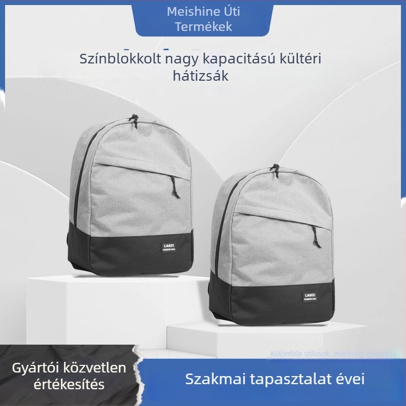 Oxford anyagú hátizsák, kapacitás 20–35L, 12 hüvelykes laptop belefér, légpárnás vállpántok
