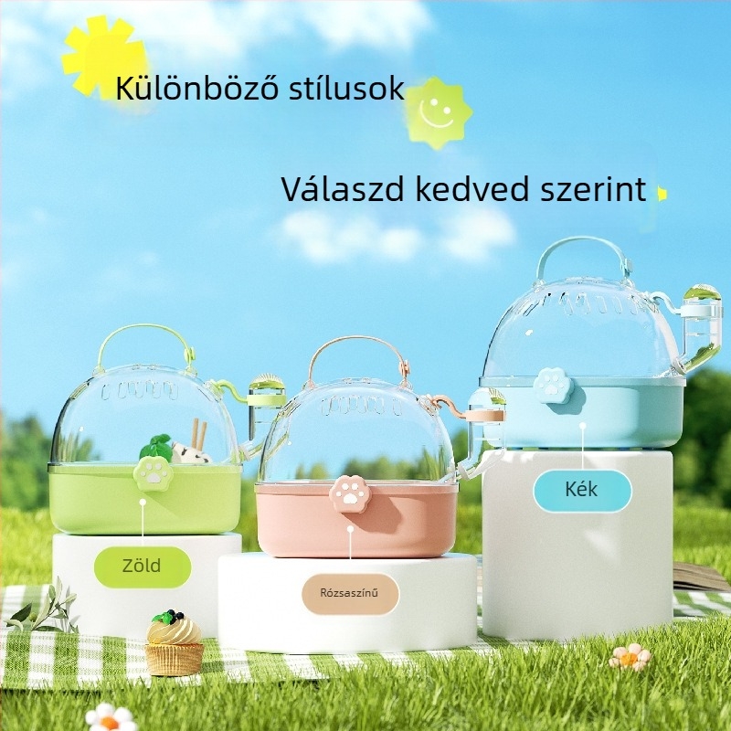 Hamster ketrec és utazó hordozó — műanyag kivitel; Bucatstate; kategória: hamster ketrec és utazó hordozó, háziállat kellékek