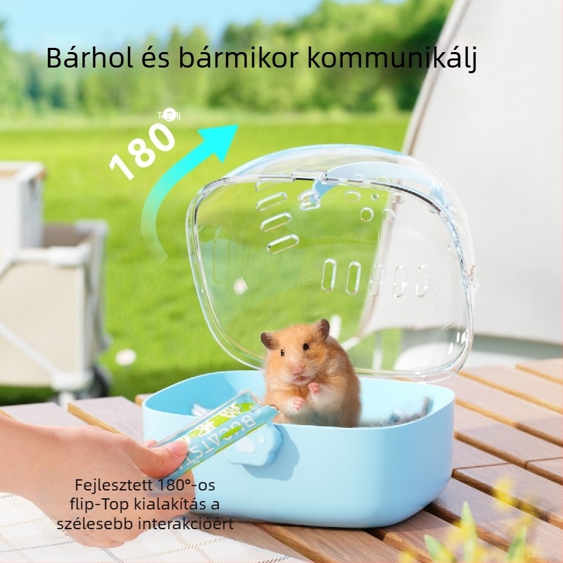 Hamster ketrec és utazó hordozó — műanyag kivitel; Bucatstate; kategória: hamster ketrec és utazó hordozó, háziállat kellékek