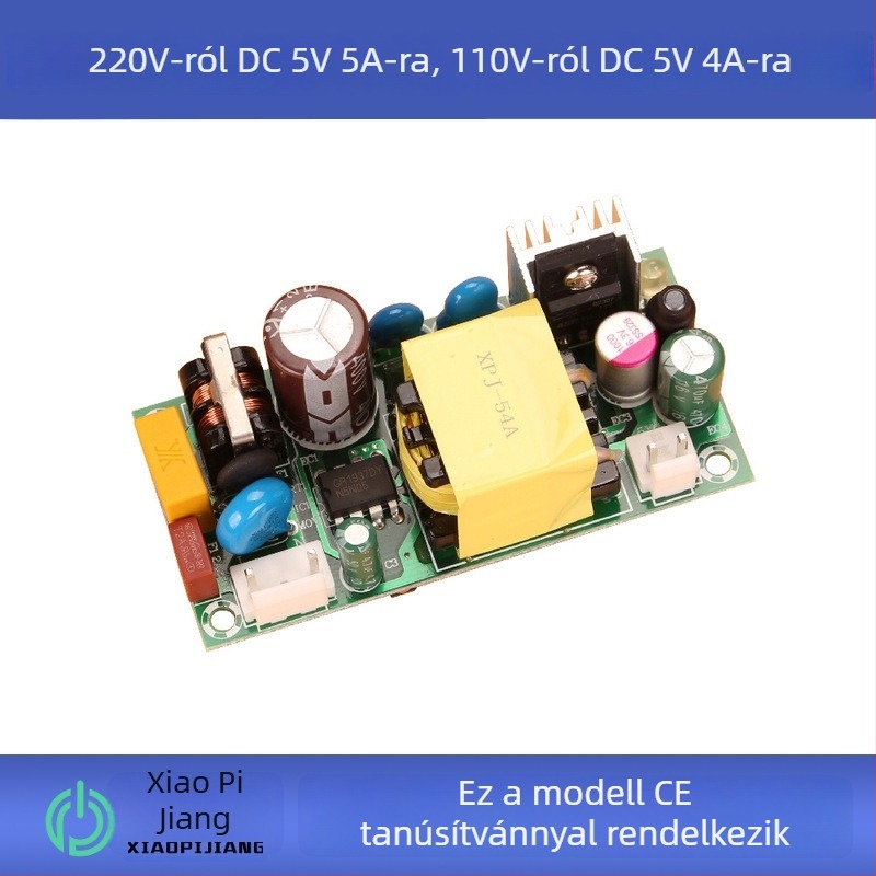 Izolált kapcsolóüzemi tápegység modul, bemenet AC110V, kimenet DC5V, 4A, 25W, CE tanúsítvány