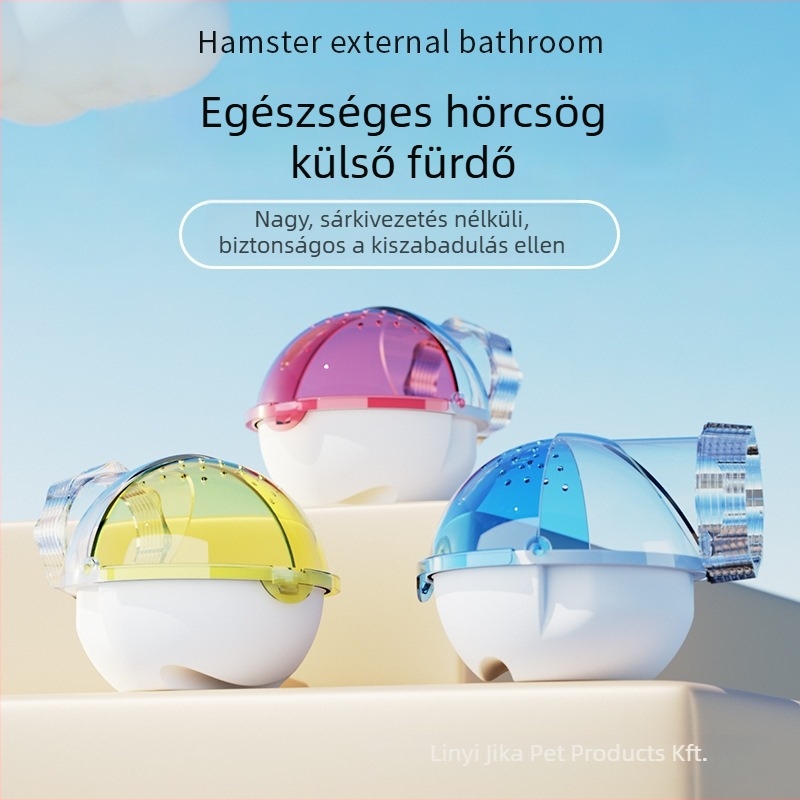 Hamster külső fürdőszoba, szauna és homokozó, akril csatlakozással — Jakal Card márka
