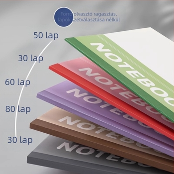 Notesz Four Seasons – ragasztott kötés, Dowling papír, 1–50 oldal, irodai stílus
