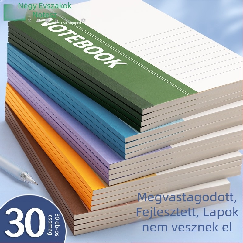Notesz Four Seasons – ragasztott kötés, Dowling papír, 1–50 oldal, irodai stílus