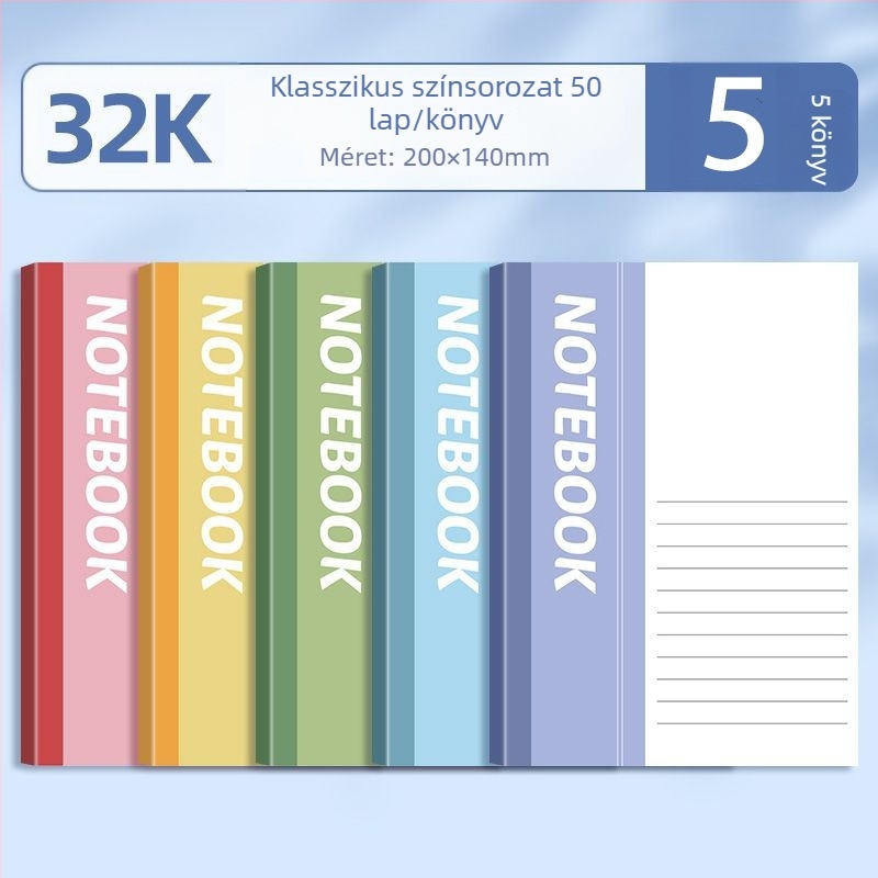 Notesz Four Seasons – ragasztott kötés, Dowling papír, 1–50 oldal, irodai stílus