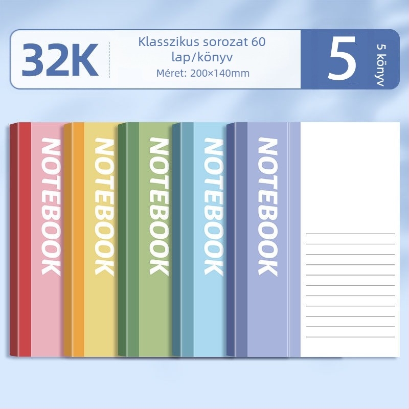 Notesz Four Seasons – ragasztott kötés, Dowling papír, 1–50 oldal, irodai stílus