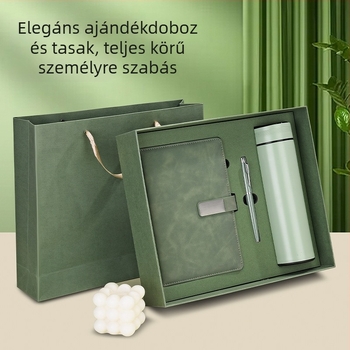 Ning zhan Jegyzetfüzet logónyomtatással, műbőr borító, drótos kötés, Dowling papír, 100–200 oldal