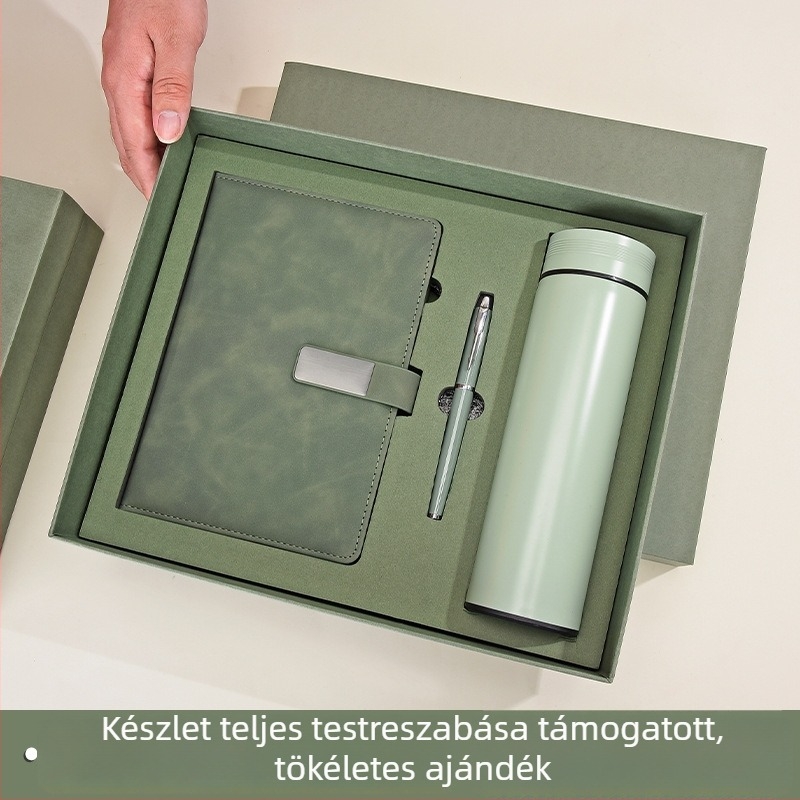 Ning zhan Jegyzetfüzet logónyomtatással, műbőr borító, drótos kötés, Dowling papír, 100–200 oldal
