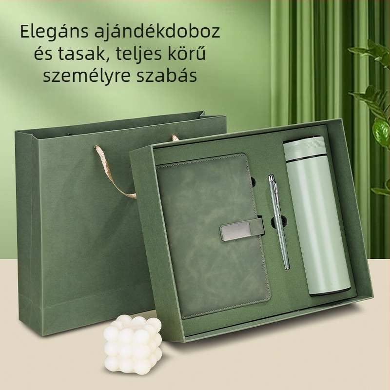 Ning zhan Jegyzetfüzet logónyomtatással, műbőr borító, drótos kötés, Dowling papír, 100–200 oldal