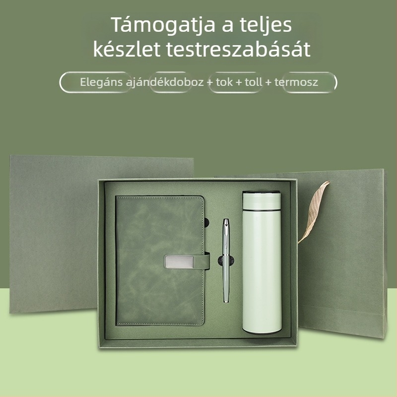 Ning zhan Jegyzetfüzet logónyomtatással, műbőr borító, drótos kötés, Dowling papír, 100–200 oldal