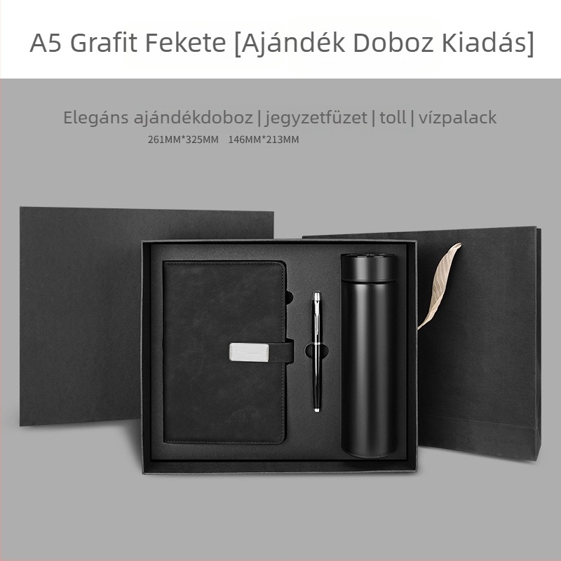 Ning zhan Jegyzetfüzet logónyomtatással, műbőr borító, drótos kötés, Dowling papír, 100–200 oldal