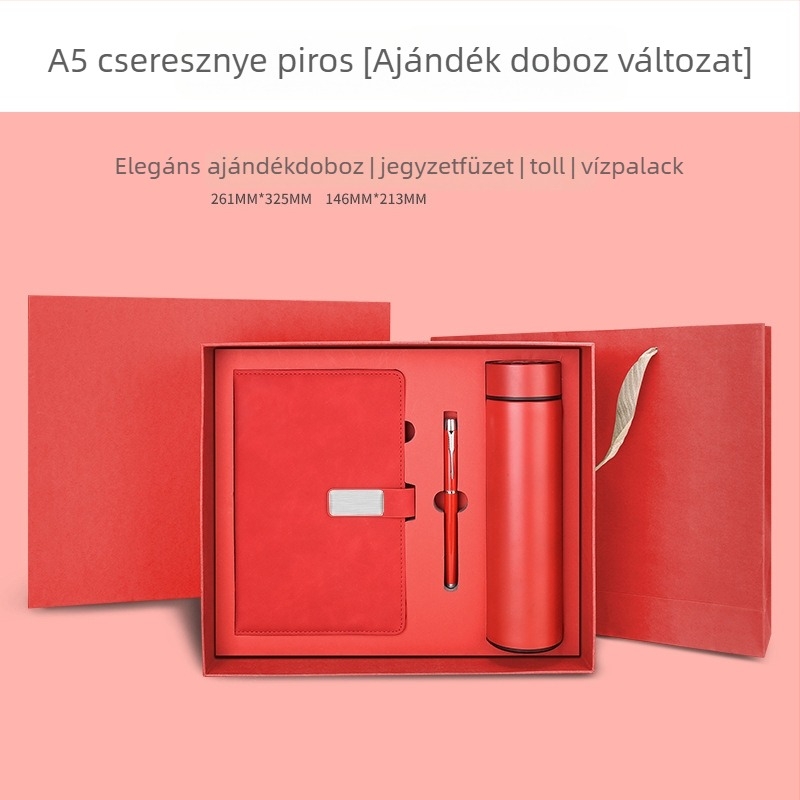 Ning zhan Jegyzetfüzet logónyomtatással, műbőr borító, drótos kötés, Dowling papír, 100–200 oldal
