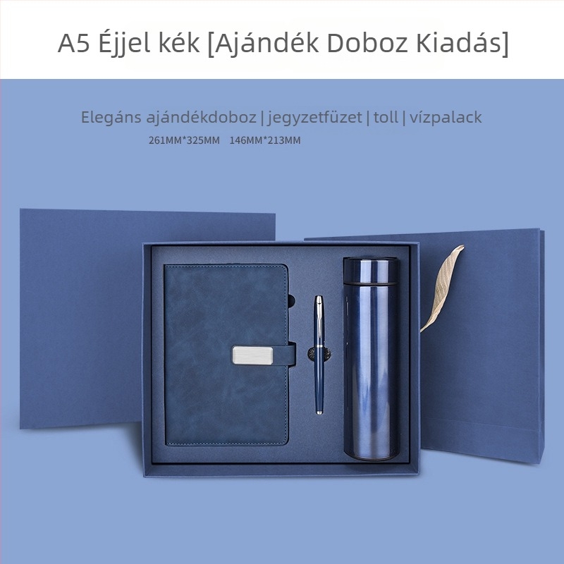 Ning zhan Jegyzetfüzet logónyomtatással, műbőr borító, drótos kötés, Dowling papír, 100–200 oldal