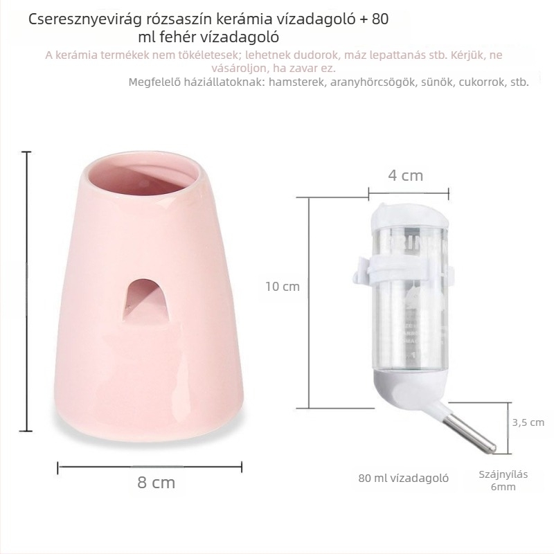 Hamster ivóvíz adagoló | Műanyag test | Eredet: Zhejiang | Márka: Egyéb