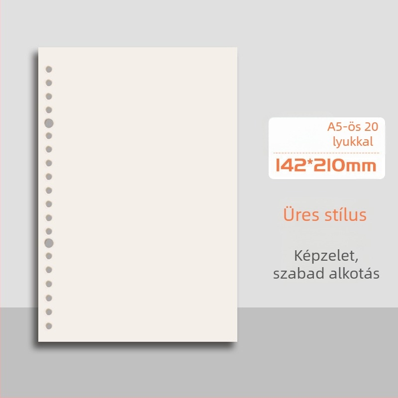 Mengjin Leválasztható jegyzetfüzet, PP borító, 80 g papír, 50–100 oldal