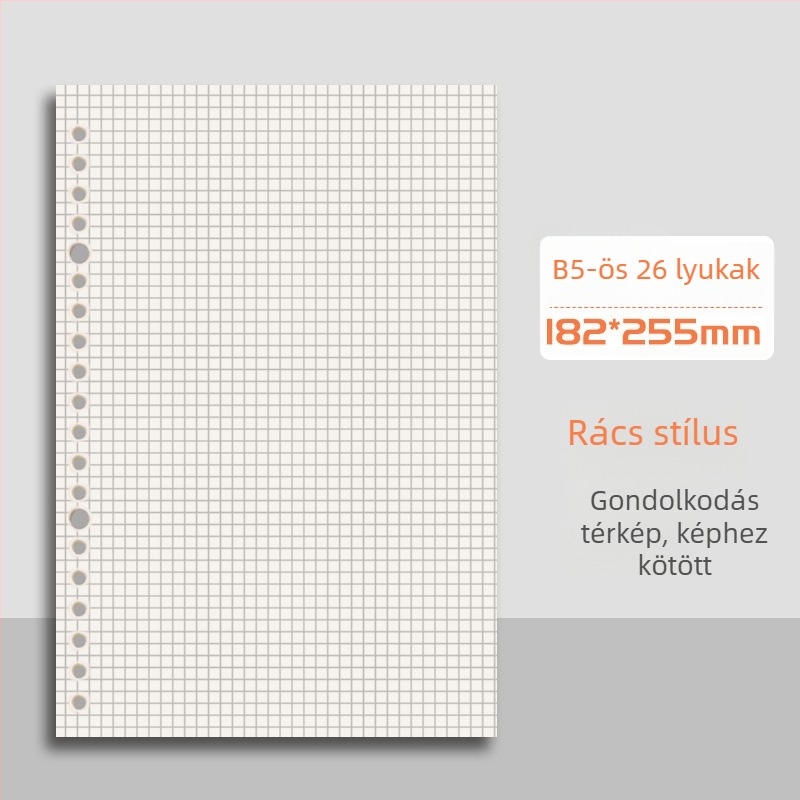 Mengjin Leválasztható jegyzetfüzet, PP borító, 80 g papír, 50–100 oldal