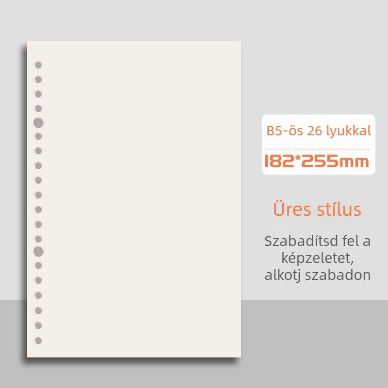 Mengjin Leválasztható jegyzetfüzet, PP borító, 80 g papír, 50–100 oldal