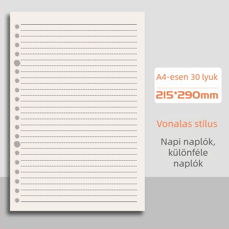 Mengjin Leválasztható jegyzetfüzet, PP borító, 80 g papír, 50–100 oldal