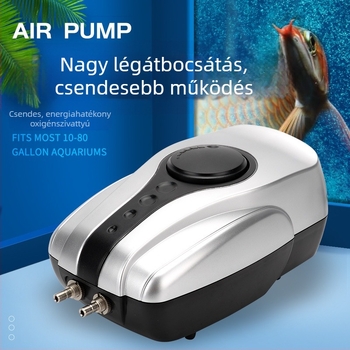 Blue Treasure akváriumi levegőpumpa — csendes oxigénellátó, 1 kg, importálás nem, magáncímke lehetséges