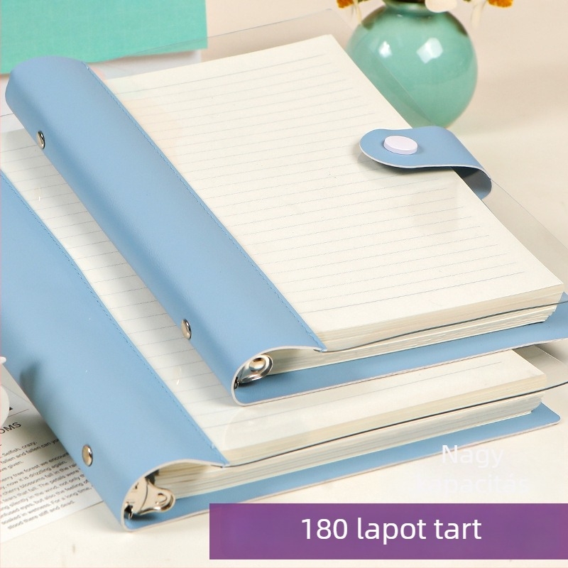 Puha bőr kötő levehető burkolattal – Pórusos csipesz, kompatibilis a 255×175 mm papírral