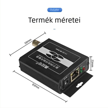 Video konverter — Koaxiális adó/kiterjesztő lift PLC-hálózathoz, 720p, Távoli ébresztés nem támogatott, Energia-gazdálkodás nem támogatott, Modell 705