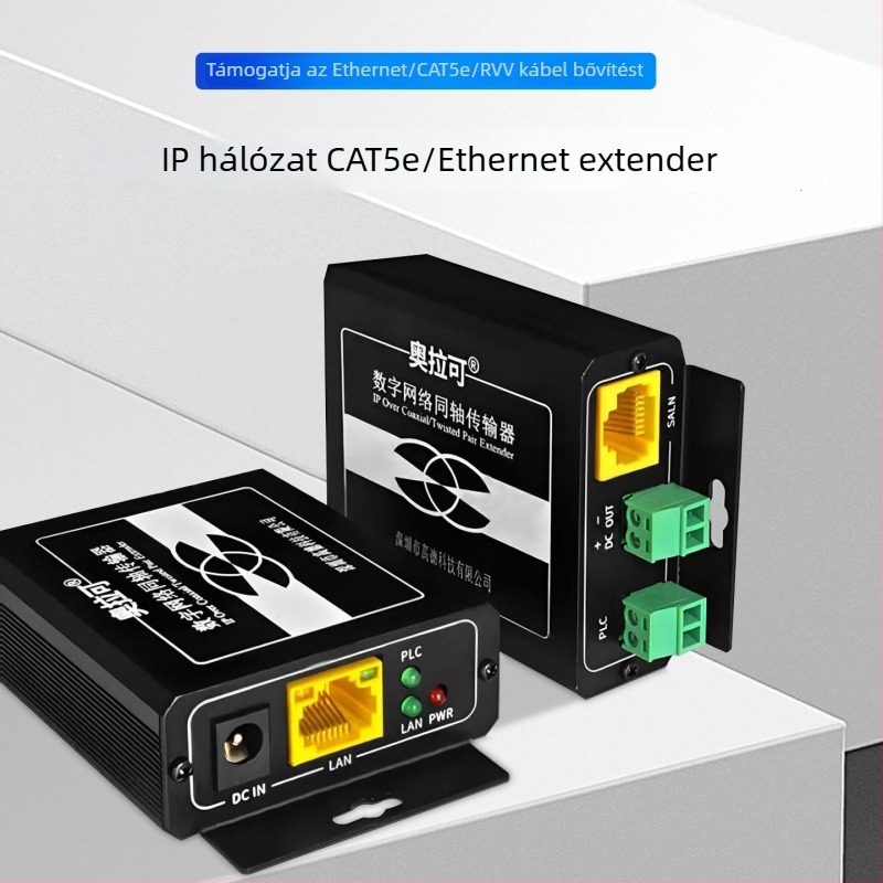 Video konverter — Koaxiális adó/kiterjesztő lift PLC-hálózathoz, 720p, Távoli ébresztés nem támogatott, Energia-gazdálkodás nem támogatott, Modell 705