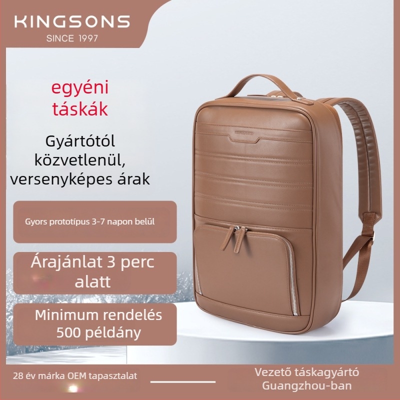 PU hátizsák, városi minimalist stílus, kapacitás 20–35 L, görbült vállpánttal