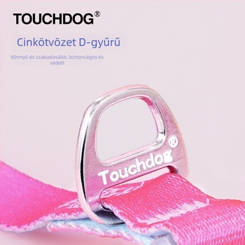 Touchdog it it színes kutya nyakörv LED világítással, utazáshoz, anti-lost póráz