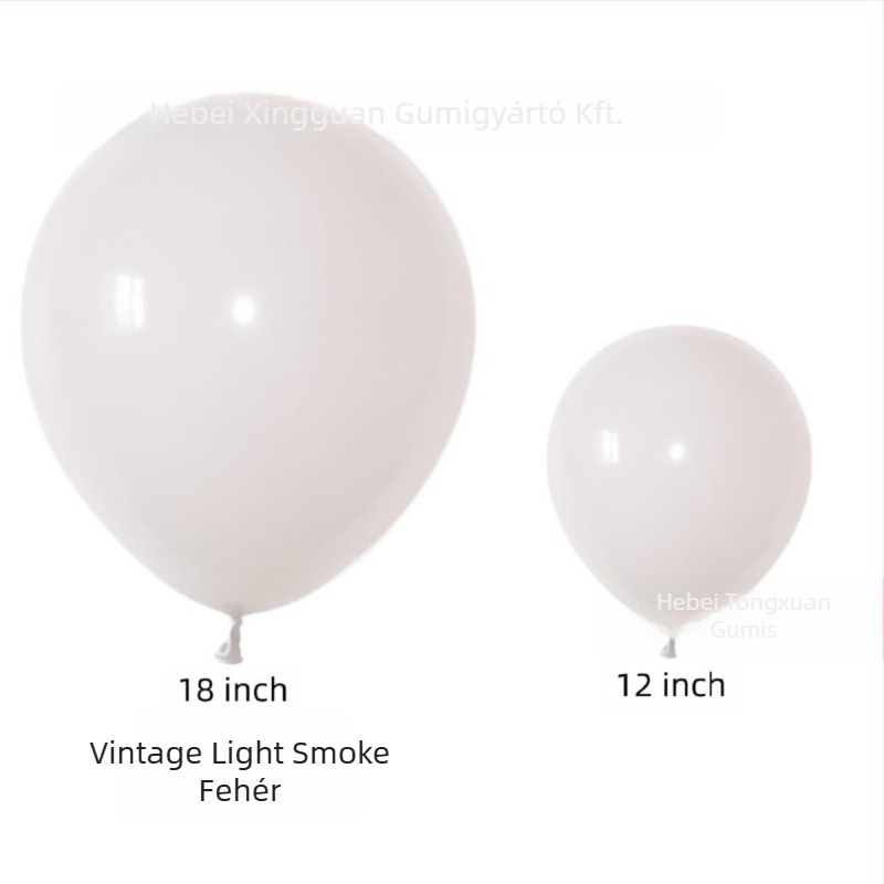 Eseményekhez tervezett ballonív – Tongxuan, latex anyag, kerek forma, New color smoke sorozat