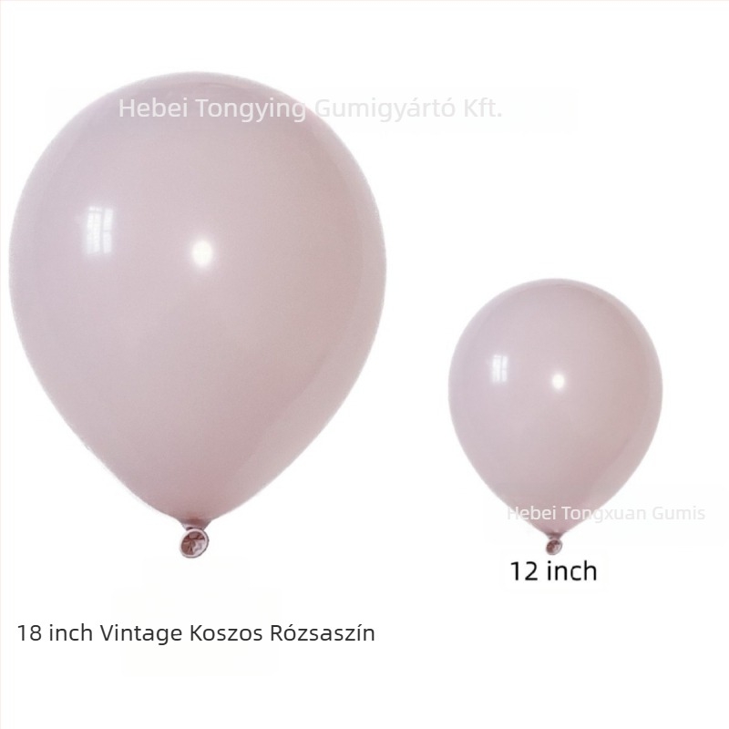 Eseményekhez tervezett ballonív – Tongxuan, latex anyag, kerek forma, New color smoke sorozat