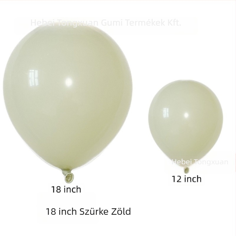Eseményekhez tervezett ballonív – Tongxuan, latex anyag, kerek forma, New color smoke sorozat