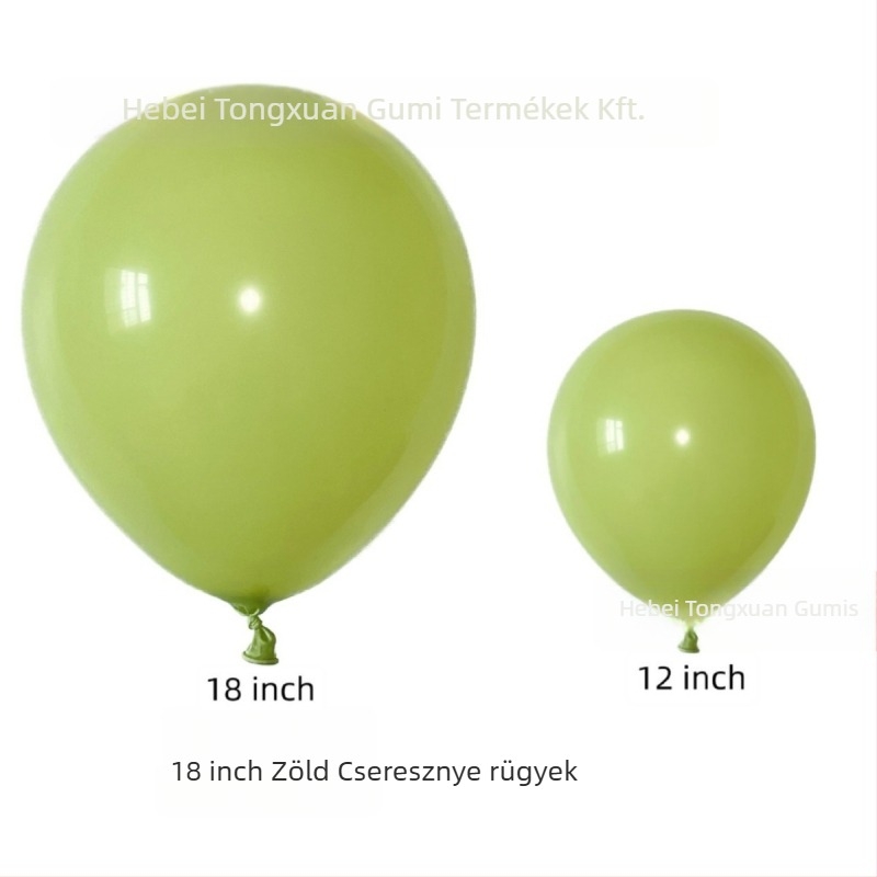 Eseményekhez tervezett ballonív – Tongxuan, latex anyag, kerek forma, New color smoke sorozat