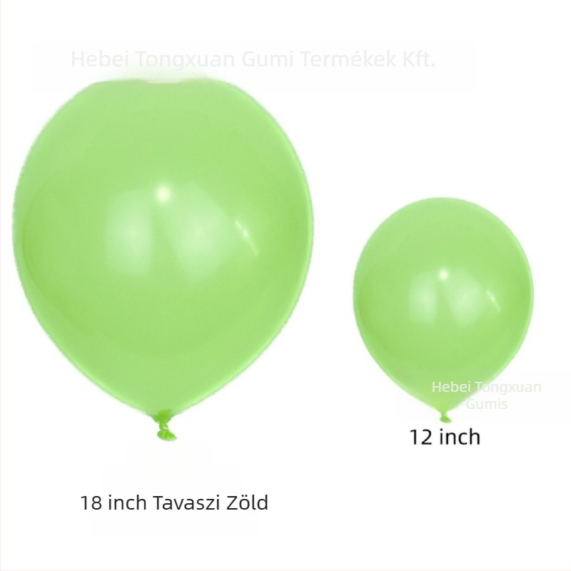 Eseményekhez tervezett ballonív – Tongxuan, latex anyag, kerek forma, New color smoke sorozat