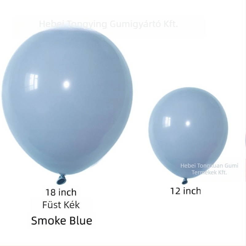 Eseményekhez tervezett ballonív – Tongxuan, latex anyag, kerek forma, New color smoke sorozat