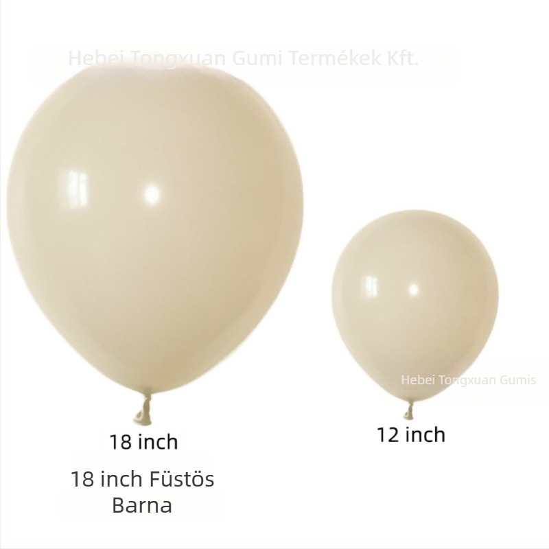 Eseményekhez tervezett ballonív – Tongxuan, latex anyag, kerek forma, New color smoke sorozat