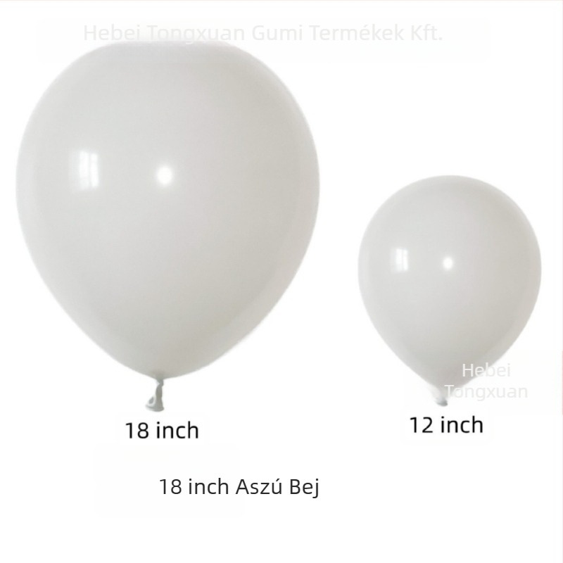 Eseményekhez tervezett ballonív – Tongxuan, latex anyag, kerek forma, New color smoke sorozat