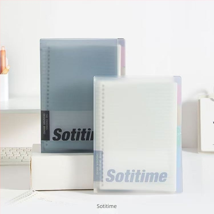 Cycad Time 26-lyukas füzet, 40 oldal, belső PVC/PP lapok, 80 g papír