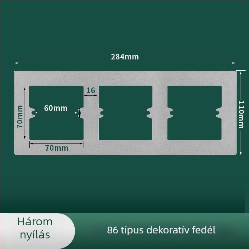 Meigelin Aljzat tartozékok — Dekoratív tömítés 86-os típusú alsó dobozhoz a falon, a hézagok eltakarítására